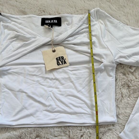 Ser.O.Ya Ellis Top White Size L - Picture 8 of 8